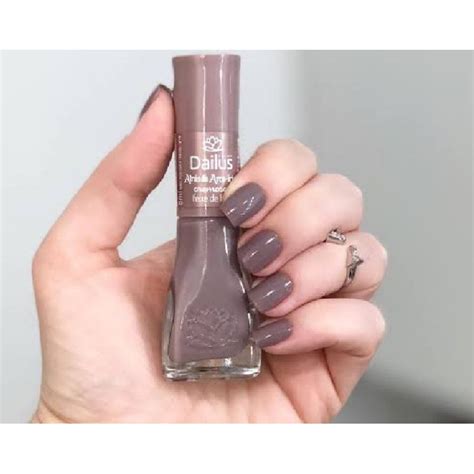 Esmalte Dailus Cremoso Vegano Nude Feixe De Luz Shopee Brasil