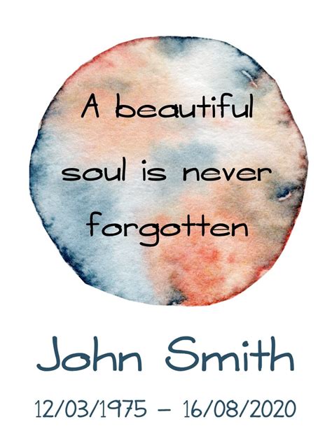 Forget Me Not Seed A Beautiful Soul Is Never Forgotten Blooming