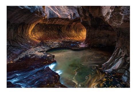 Wormhole Zion National Park Backcountry Utah Joseph Rossbach