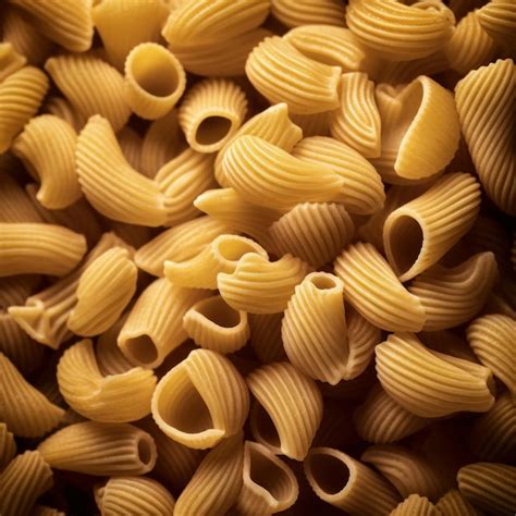 Premium Ai Image Tasty Raw Pasta Close Up Generative Ai