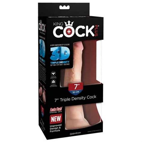 Dildo Cu Ventuza King Cock Triple Density Sex Shop