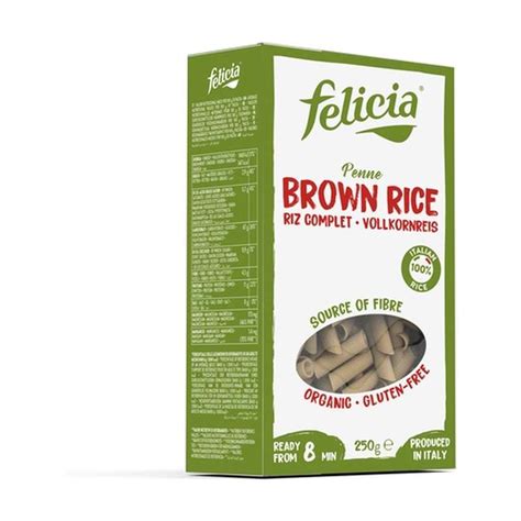 Penne Riz Complet Sans Gluten Felicia 250 G La Belle Vie Courses