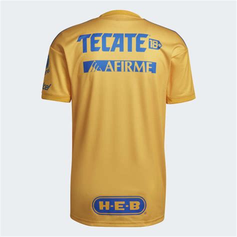 Adidas Jersey Uniforme De Local Tigres Uanl 2223 Amarillo Adidas