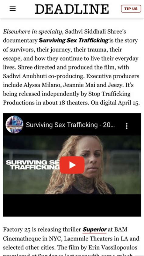 Press Surviving Sex Trafficking The Documentary In Theaters 325