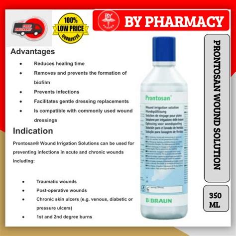 Braun Prontosan Wound Irrigation Solution Ml Shopee Malaysia