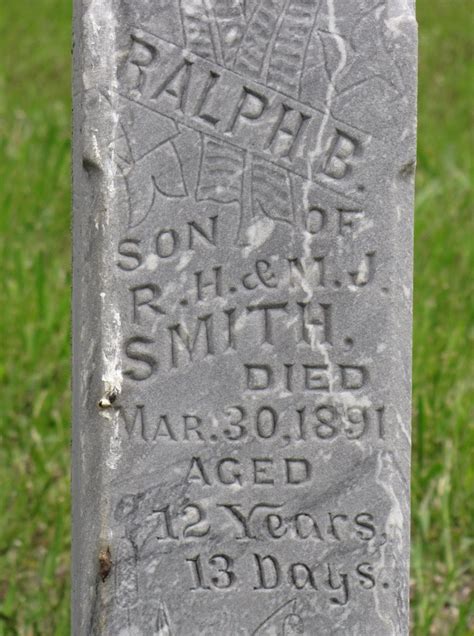 Ralph B Smith 1879 1891 Mémorial Find A Grave