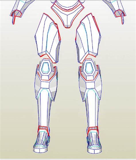 Omega Armor Omega Armor Templates Omega Armor Patterns Etsy Armor Pattern Omega Armor