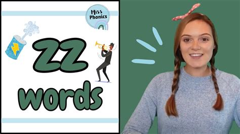 Zz Words Blending Phonics Cvc Words Zz Words With Pictures