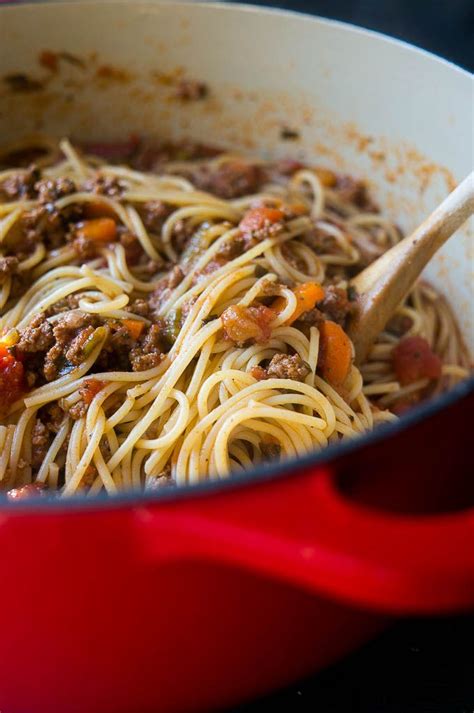 Quick And Easy Pressure Cooker Pasta Bolognese Recipe