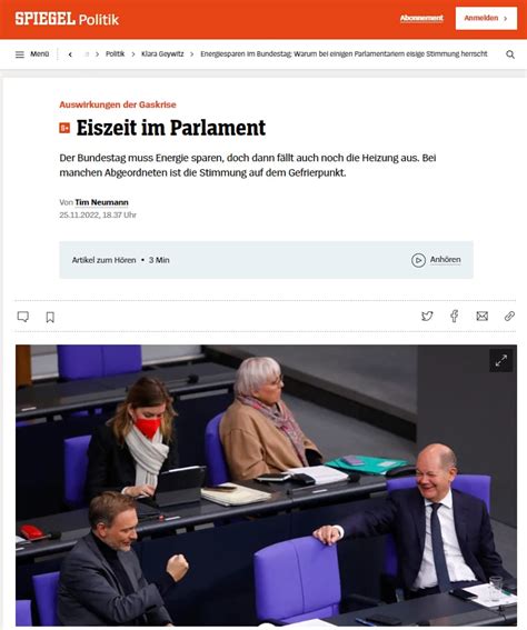 Парламент Германии начал замерзать