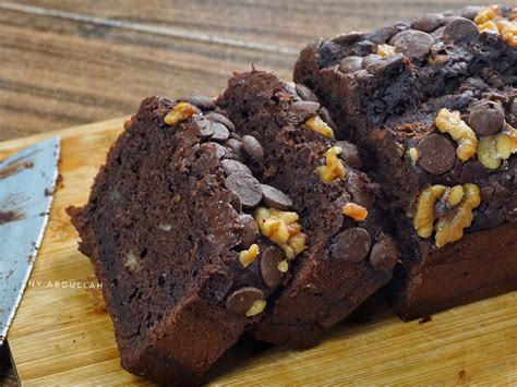 Kek Pisang Coklat Yang Mudah Dan Sedap