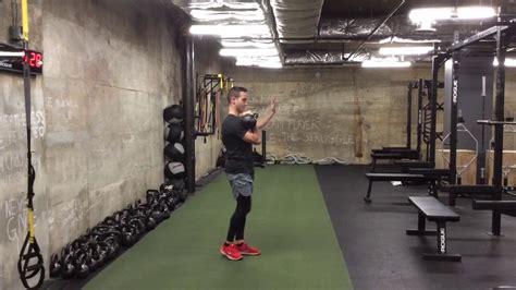 Single Arm Kettlebell Racked Reverse Lunge Youtube