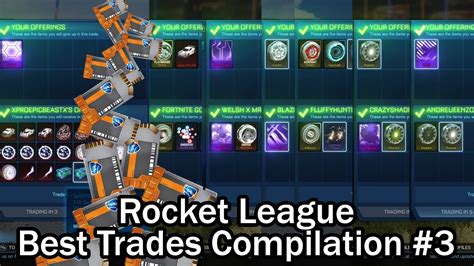 Rocket League Insane Profit Trading Montage Youtube