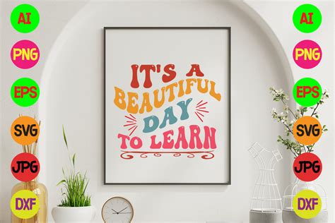 It S A Beautiful Day To Learn Retro Graphic By Jpstock Creative Fabrica