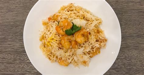 Shrimp Biryani - Mostly Masala