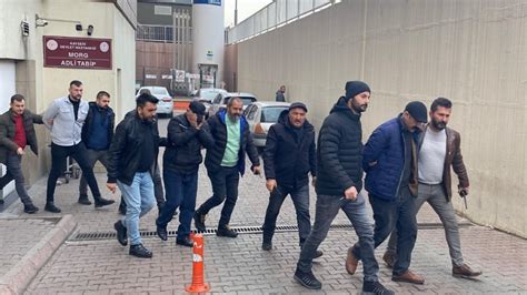 Kayseri deki cinayet ve yaralamaya ilişkin yakalanan 3 zanlı adliyede