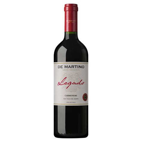 Booz Cl Vino De Martino Legado Gran Reserva Carmenere Cc