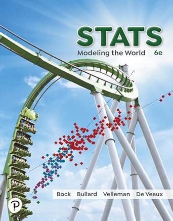 Amazon Stats Modeling The World De Veaux Richard