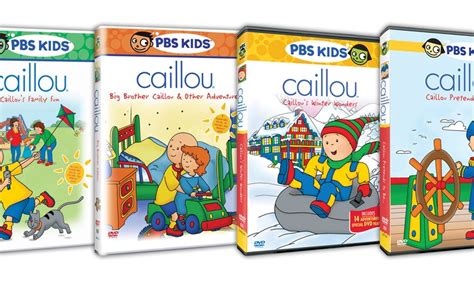 Caillou Adventures 4 Dvd Bundle Groupon