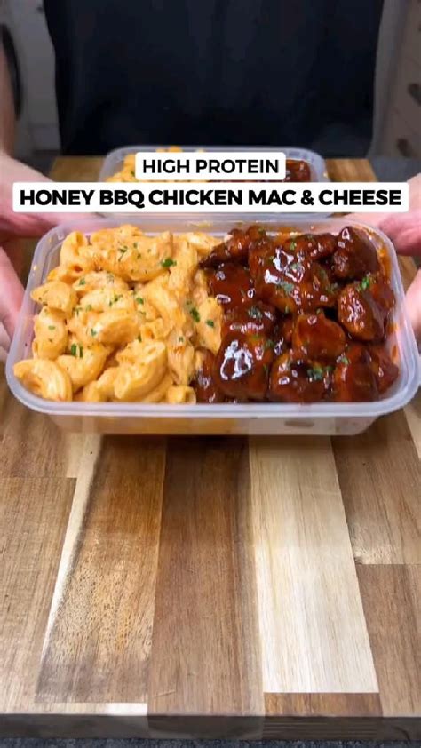 High Protein Honey BBQ Chicken Mac Cheese Meal Prep Truly One Of