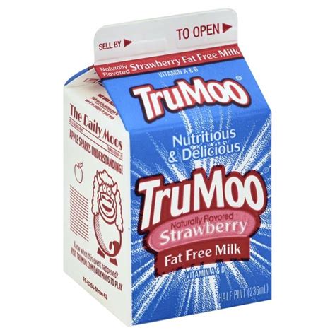 Trumoo Fat Free Chocolate Milk Nutrition Facts | Blog Dandk