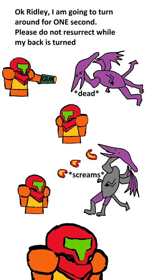 Metroid Ridley fan comic : r/FlorkofCowsOfficial