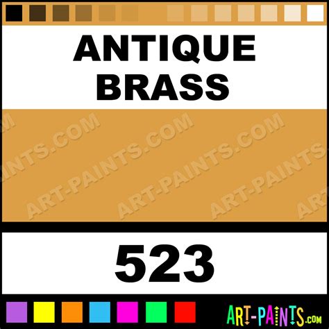 Antique Brass Metallic Metal and Metallic Paints - 523 - Antique Brass ...