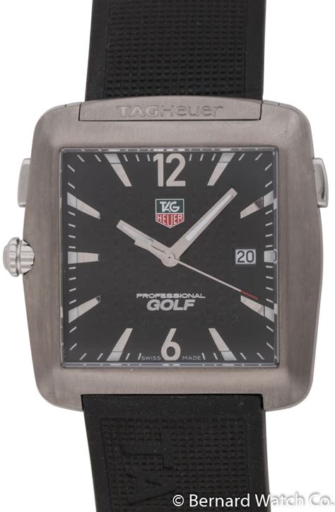 TAG Heuer - Golf Watch 'Tiger Woods Edition' : WAE1111.FT6004 black ...