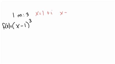 Determine la función polinomial f con coeficientes reales del grado