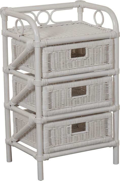 Korb Outlet Rattan Chest Of Drawers With Drawers Bathroom Shelf Basket