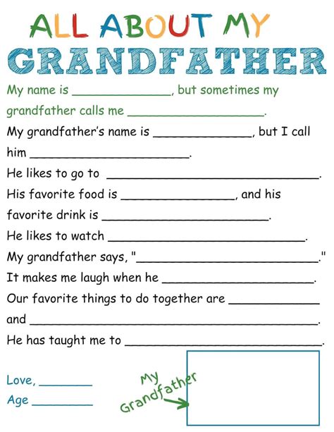 Fathers Day Survey Printable All About Dad Questionnaire Kids Fathers