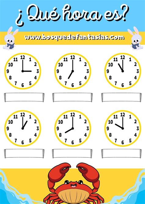 Juegos Para Aprender Las Horas ® Las Horas Del Reloj Para Niños