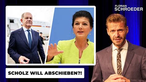 Olaf Scholz Will Abschieben Sahra Wagenknecht Gründet Eigene Partei