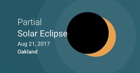 Eclipses Visible In Oakland California Usa Aug Solar