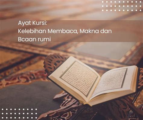 Ayat Kursi Bacaan Rumi Info Pelajar