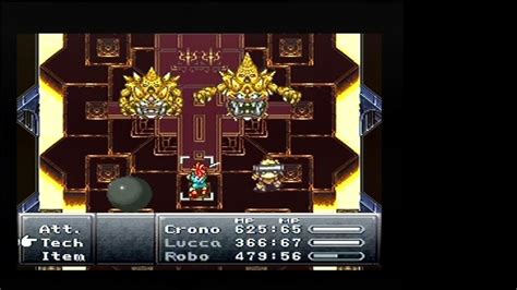 Chrono Trigger Snes Golem Twins Physical Attacks Only No Items No Elemental Magic Youtube