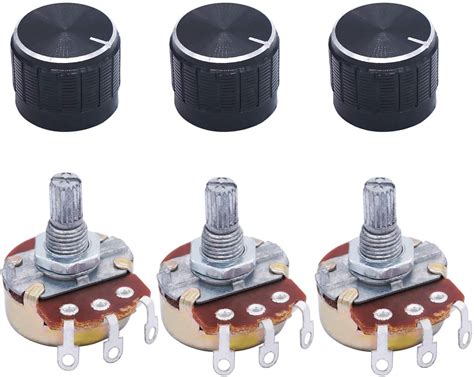 Twtade 2pcs Rv24yn20s B103 10k Ohm Single Turn Rotary Carbon Linear