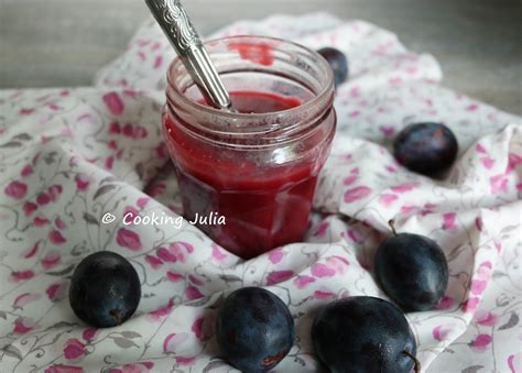 Cooking Julia Confiture De Quetsches La Vanille