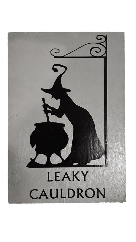 Leaky Cauldron Customizable Sign | Etsy