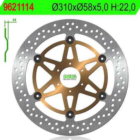 Disco de freno NG 1114 Ø310 x Ø58 x 5 Motos Cano Sport