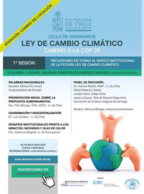 22 De Abril 1ra Sesión Ciclo De Seminarios «ley De Cambio Climático