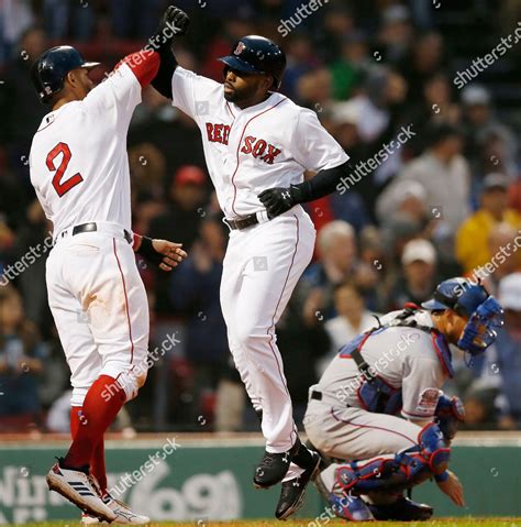 Jackie Bradley Jr Xander Bogaerts Jeff Editorial Stock Photo Stock