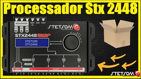 Novo Processador Stetsom Stx Sequenciador Unboxing Review