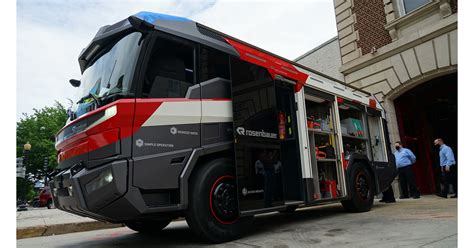 Americas First Electric Fire Truck Visits The Us Capital