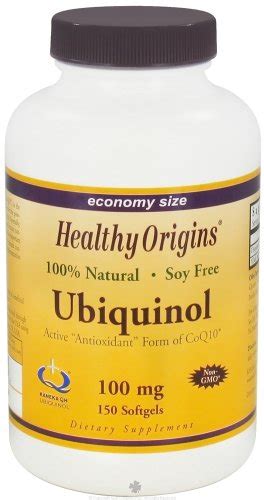 Healthy Origins Ubiquinol Kaneka Qh Mg