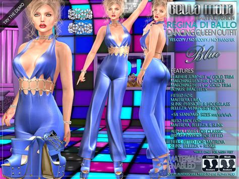 Second Life Marketplace Bella Moda Regina Di Ballo Blue Dancing