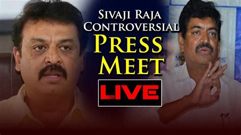 Ex Maa President Sivaji Raja Controversial Press Meet Live Sivaji