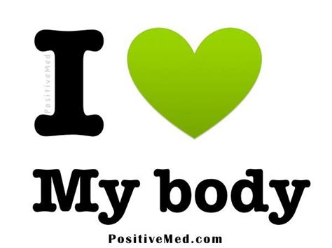 Yes I Love My Body Love My Body Daily Positive Affirmations