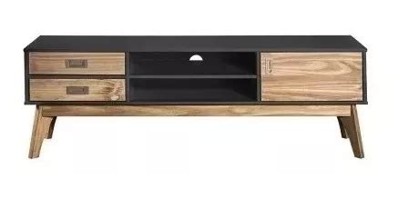 Rack Para Tv Con Cajones Living Comedor Madera Maciza Cuotas Sin