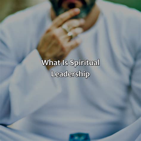 What Is Spiritual Leadership Relax Like A Boss